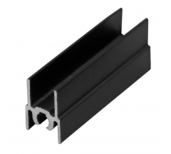 Профиль горизонт.верхний ПРЕМИАЛ черный муар 5900/12шт