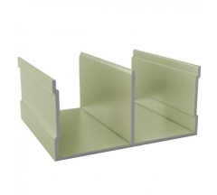 Направляющая верхняя ПРЕМИАЛ шампань мат 5900/12шт