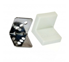 Уголок 25*25 Grandis пласт Белый (200 шт)