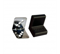 Уголок 25*25 Grandis пласт Черный (200 шт)