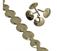 Молдинг декоративный золото 9,5мм  (1шт=1м)