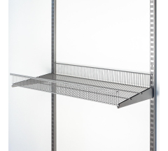 Полка-корзина проволочная 438*900мм серая