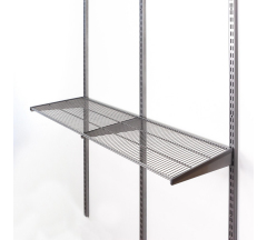 Полка проволочная 405*1212мм серая