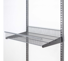 Полка-корзина проволочная 438*607мм серая