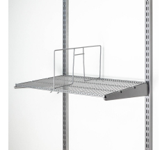 Разделитель проволочной полки 405мм серый