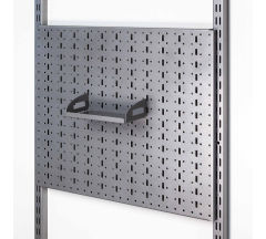 Полка навесная 208*100мм серая