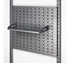 Полка навесная 418*150мм серая