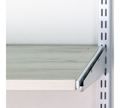 Крепежный комплект полки ЛДСП белый