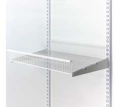 Полка-корзина проволочная 438*607мм белая