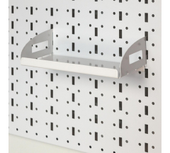 Полка навесная 208*100мм белая