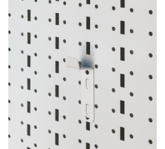 Крючок универсальный 20мм белый