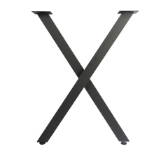 Подстолье X-образное 710мм черный
